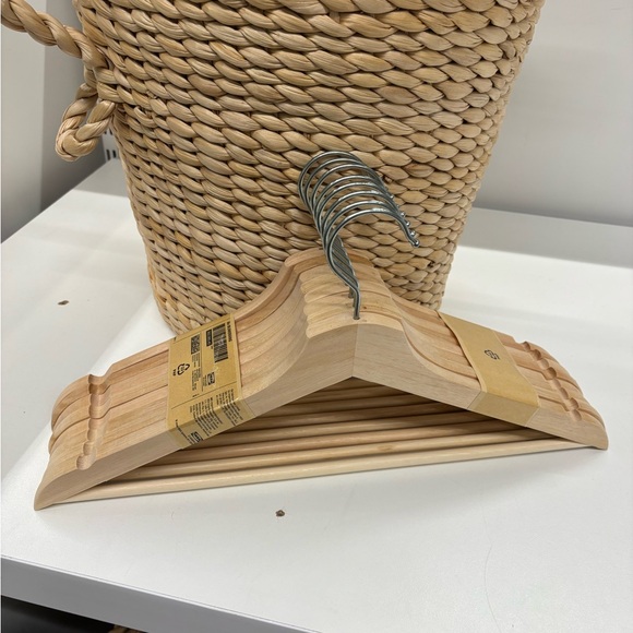 Set of 8 BUMERANG Hanger natural closet organizing - Picture 10 of 10